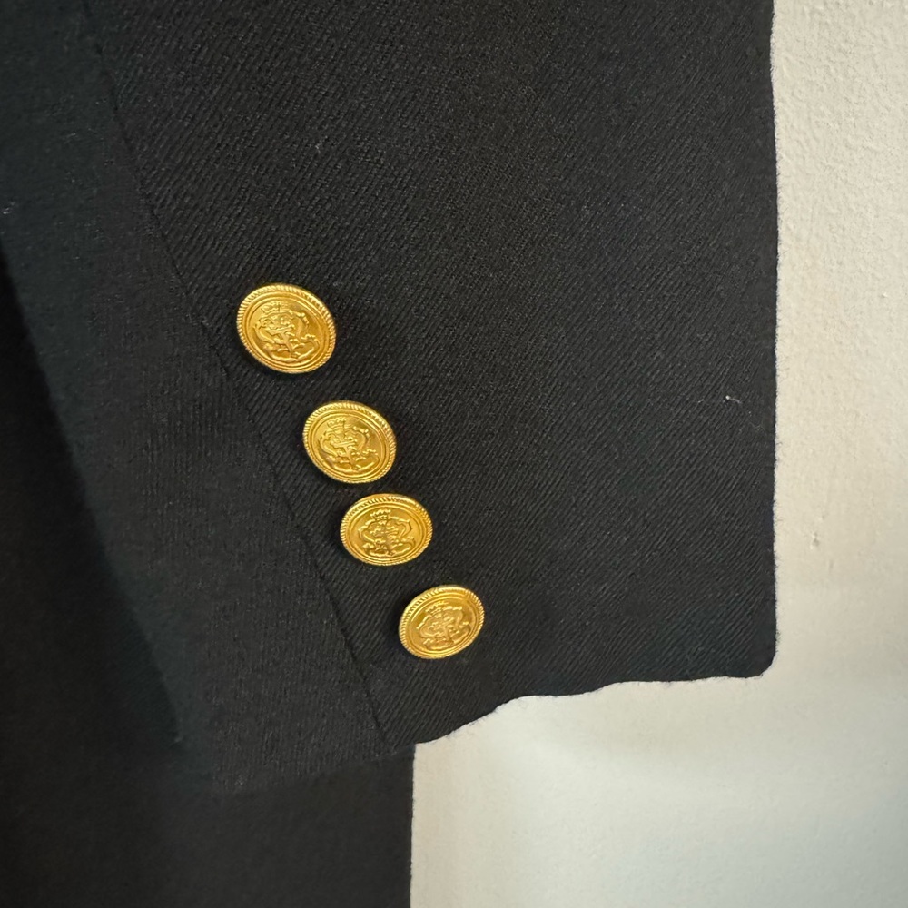 Talbots Classic Black Wool Jacket - image 6